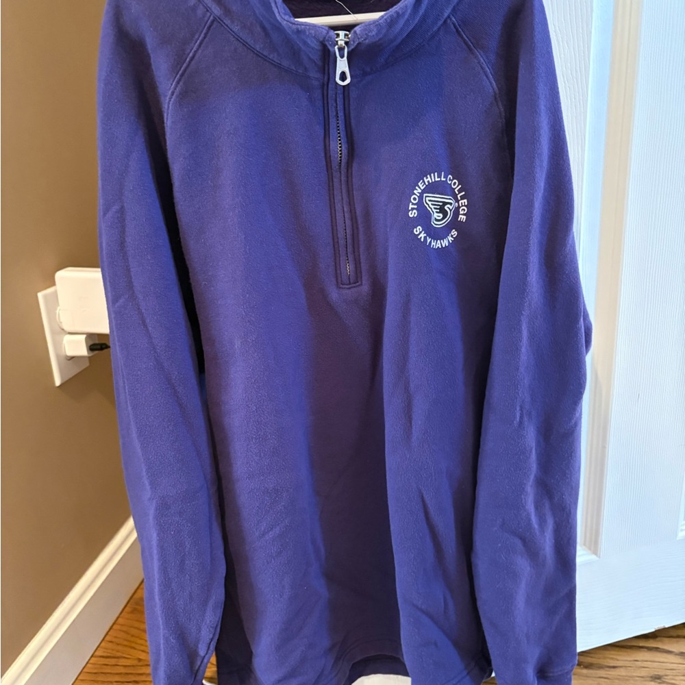Purple Stonehill College Quarter-Zip Pullover